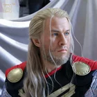 Lifelike Custom Marvel Superhero Thor Bust Statue Wax Figure