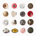 OEM factory Custom made clothing washable nickel free metal denim jeans buttons and rivets