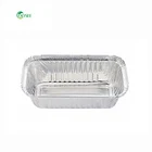 Rectangular Disposable Aluminum Foil Tray with Paper Lids 2151