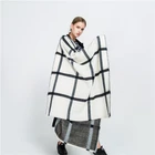 Fashion blanket scarves Large lattice Pashmina shawl Thick winter plaid Cashmere Scarf for women