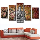 Art Wall Picture Canvas Print Buddha Portrait Living Room Decor Wholesale Vintage Poster Modern Oil Painting