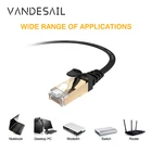Ethernet Cable Ethernet Cable Flat High Speed Flat Black 25 Ft Cat7 Ethernet Cable 50ft Cat7 Network Cable