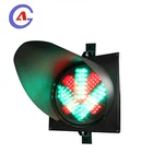 300mm led high brightness red cross green arrow traffic signal light