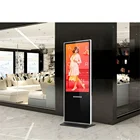 55 inch multi touch Remote release floor standing lcd led touch screen display advertising digital signage media player