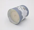 Private Label Scented Glass Candle in glass candle jar