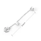 Personalized ear clip sale well women alloy earring new fashion cheap alloy anchor earring QWS0445