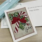 Custom Embroidery Patch Decoration card Festivals, Christmas, New Year Originality Greeting card