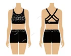 Uniforms Custom Sublimation Cheer Practice Girls Outfit Dance Costume Cheerleading Uniforms