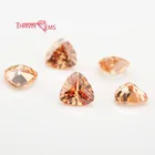 Wholesale Champagne Color Synthetic Cubic Zirconia Gems Stones