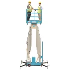 Sale 12m Dual Mast Aluminum Elevating hydraulic lift elevator Work Platform boom lift