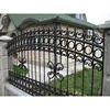 Discount wrought iron fence metal modern steel fence design philippines