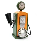 Vintage metal art crafts collectible telephone model
