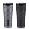 fayren 16 oz Stainless Steel Insulated Vacuum Car Tumbler coffee Cups with Lid Keeps Drinks Steaming Hot or Ice Cold
