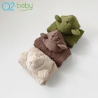 Winter clothing Male and female baby thickened warm out clothes baby zipper romper 2517