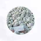 Tumbled Snow White Stone For Gabion Furniture High Quality Pebble Stone Gabion