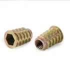Zinc Alloy Wood Insert Nuts M6 M6 M8 M10 Good Quality And Price Zinc Alloy Insert Nut Wood Furniture Nut