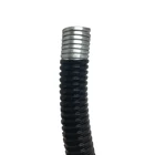 WZUMER Waterproof Flat PVC Coated Liquid Tight Flexible round Conduit Pipe Tube