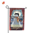 High Quality Double-Sided Outdoor seasonal Garden Flags with stand holders for low price