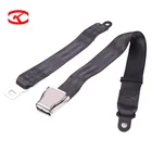 Wholesale Bus Parts Aircraft Type Material Portable Removable 2 Point Car Seat Safety Belt With Buckle Webbing Tongue