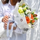 Gift Wrapping 58x58cm Bright Flower Bouquet Packaging Paper Package Florist Supply Wrapper Craft DIY Handmade Material Pack