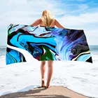 Novelty Summer Quick-Dry Rectangular beach towels adult Microfiber Customized Technics