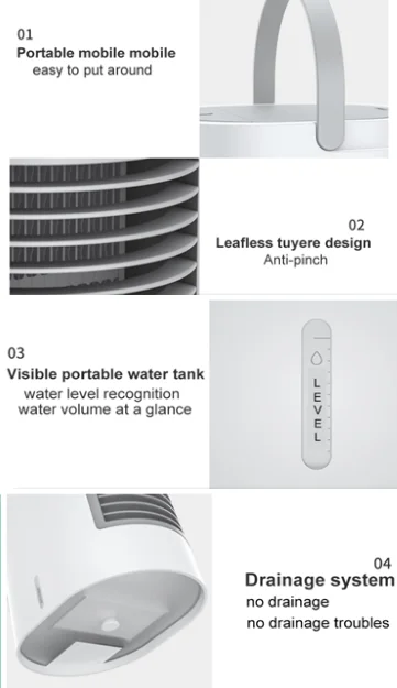 Air Conditioner, Portable, USB, Plastic - detail 14