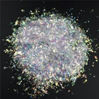 Irregular Size Iridescent Opal Glitter Nail Art