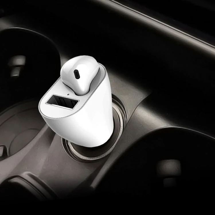 2 in 1 Combo Smart Car Charger Bluetooth Handfree Wireless Headset - ANKUX.COM