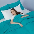 Globon Feather and Down Duvet 100% Cotton Down-Proof Fabric, Warm for All Season, With Corner Tabs Duvet Insert