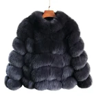 Woman Fashion Fur Jacket Real Fox Fur Coat And Jacket