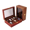 superior quality well-made luxury 10 slots Wooden Watch box