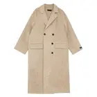 Foreign Trade wool coat with fur With Famous Brand