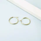Hoop Fashion Jewelry China Factory Wholesale Copper Jewelry Gold Color Brass Hoop Earrings Jewelry