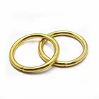 High Quality Metal Welded Round O Ring Metal Open Welded O Ring for Bag Accessories