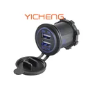 Car Usb Charger Car 3.1A 12V Dual USB Charger Car For Bus Boat Mobil
