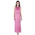 Beach o-neck sexy strapless large size sleeveless summer dress
