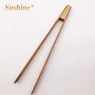 food grade sugar wooden bread toast tong
