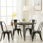 Wholesale dining room furniture stackable vintage antique restaurant metal frame dining industrial chair
