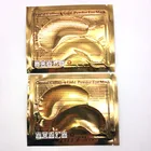Pure 24K Crystal Gold Hydrogel Eye Film luxury mask Remove dark circles puffiness Anti Aging Anti Wrinkle