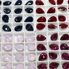 DZ-3003 4*6 mm Pointed Back Crystal Rhinestone Teardrop Crystal Beads For Jewelry accessories