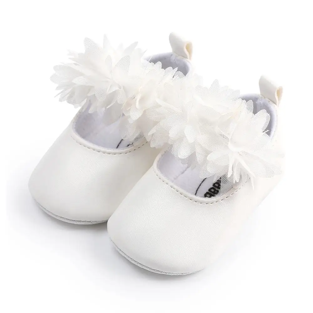 Fashion Beautiful Flower Spring&autumn Soft Sole Toddler Princess Baby Girl Shoes manufacture