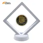 mdf commemor electron coin pack medal in wood presentation box for display