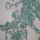 Fancy Lace Hot Sale Fancy Design Customized Embroidery Mesh Sequin Handmade Beaded Lace