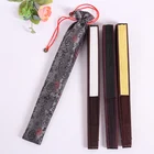 Folding Fans New Design Men Bamboo Folding Hand Fans Custom Gift Craft Fans 33cm 27cm 24cm