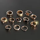 Titanium Ring Titanium Rings Stainless Wholesale Rose Gold Titanium Steel Jewelry Stainless Steel Ring Three-layer Four-leaf Clover Lady Ring