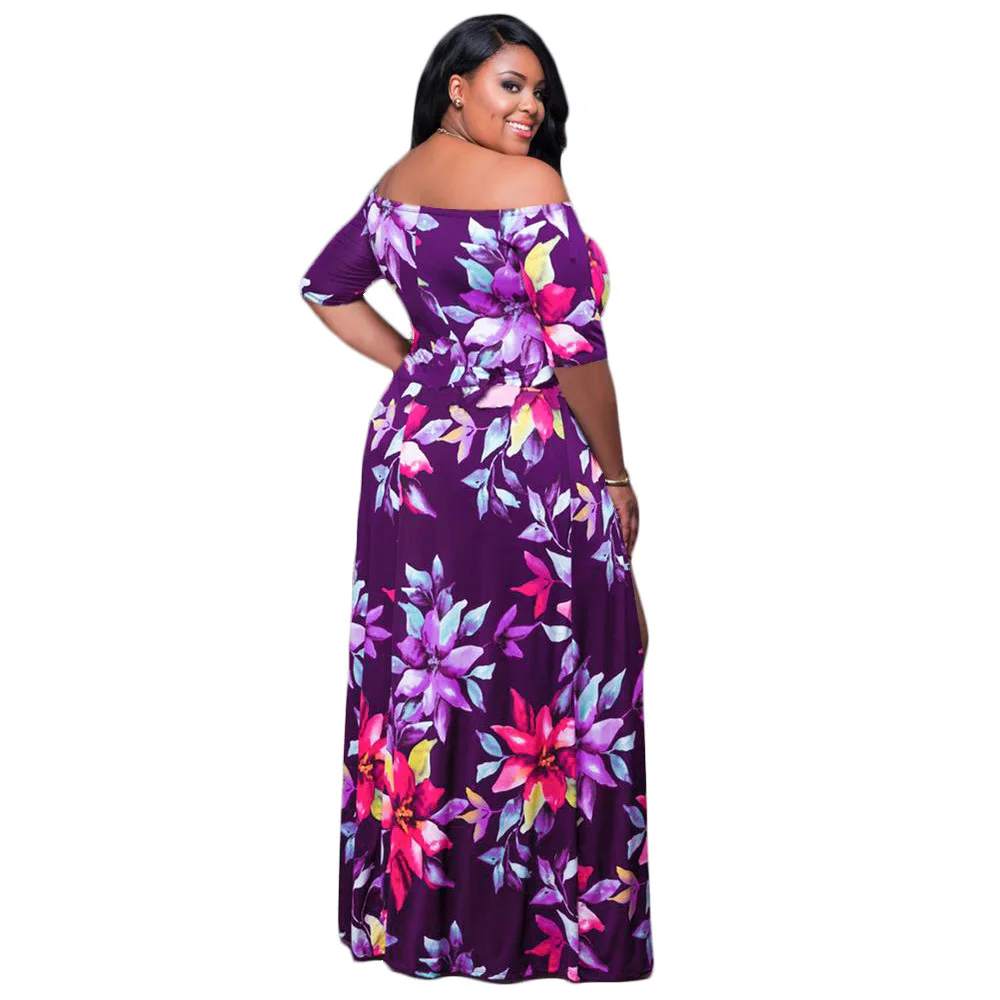 2020 New Design Plus Size Dress 5XL Wholesale Women Clothing FM-P5005