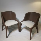 customized making thick saddle leather chair