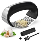 Cathylin wholesale high quality kitchen plastic handle stainless steel garlic press