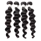 Unprocessed wholesale virgin malaysian hair 100 human hair loose deep wave weave hairstyles