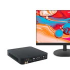 Desktop Wholesale Core I7 Desktop 8th Gen All In 1 Mini PC HTPC Smart TV Box Max 16GB DDR4 RAM 512GB SSD Computer With Fan